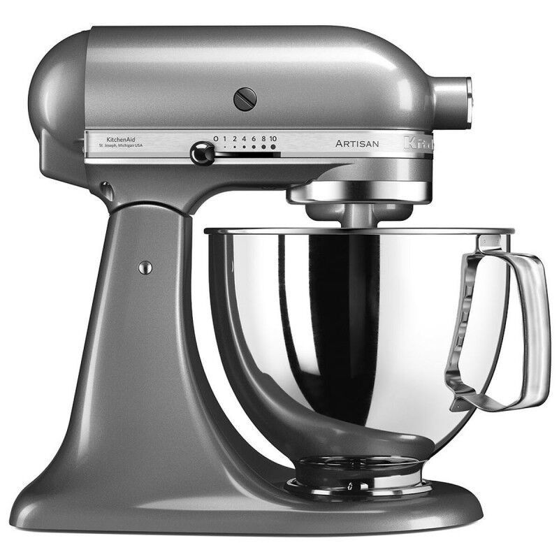 KitchenAid|Robot de Cozinha KitchenAid 5KSM125ECU Prateado 300 W 4,8 L