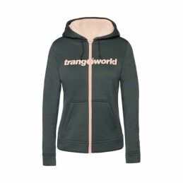Calvin Klein|Casaco de Desporto para Mulher Calvin Klein Full Zip Cinzento escuro