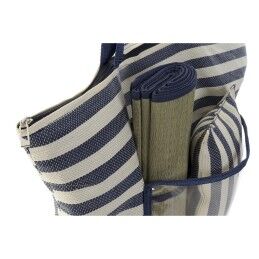 DKD Home Decor|Saco de Praia DKD Home Decor 55 x 17 x 35 cm Tela Vermelho Azul PVC (2 Unidades)