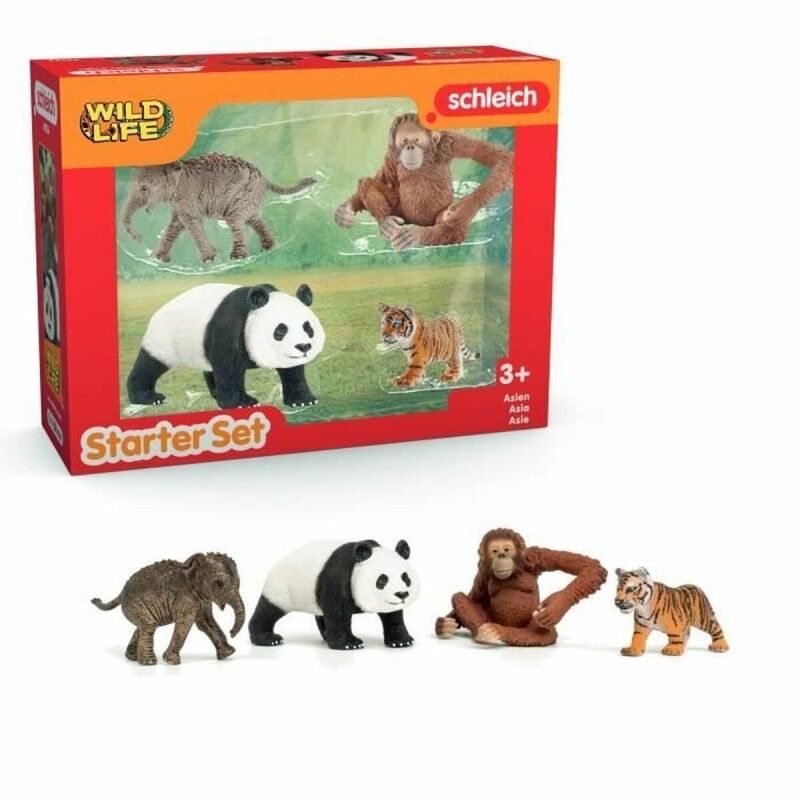 Schleich|Playset Schleich My First Asian Animals 4 Peças