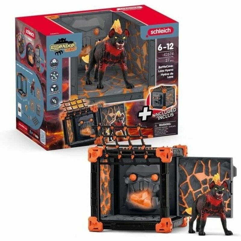 Schleich|Playset Schleich BattleCave Lava Hyena Schleich|Playset Schleich BattleCave Lava Hyena