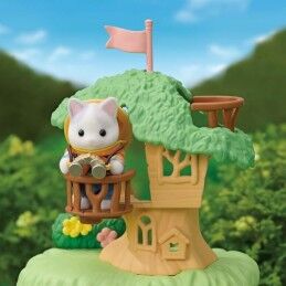 Sylvanian Families|Playset Sylvanian Families Son and Baby Cat Latte - Secret Forest Adventure