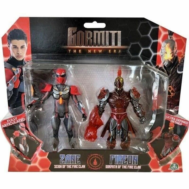 Gormiti|Playset Gormiti GORMITI - Scion and Gormiti associated Fire - Zane and Fireon 15 cm Gormiti|Playset Gormiti GORMITI - Scion and Gormiti associated Fire - Zane and Fireon 15 cm