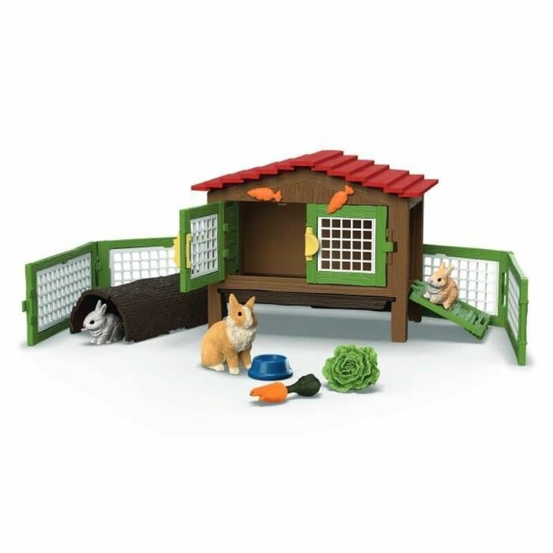 Schleich|Playset Schleich Rabbit Hutch Set
