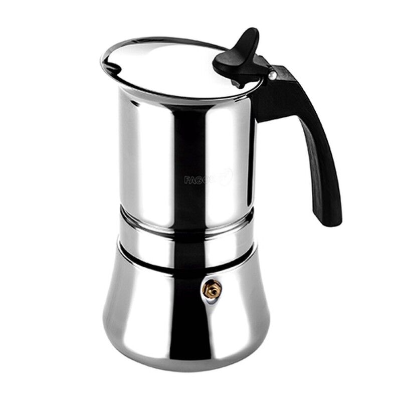 Fagor|Cafeteira Italiana Fagor Preto Aço inoxidável 60 ml Fagor|Cafeteira Italiana Fagor Preto Aço inoxidável 60 ml