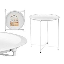 Gift Decor|Mesa de Apoio Dobrável WR4405.1 Branco 46,8 x 50,2 x 46,8 cm (4 Unidades)