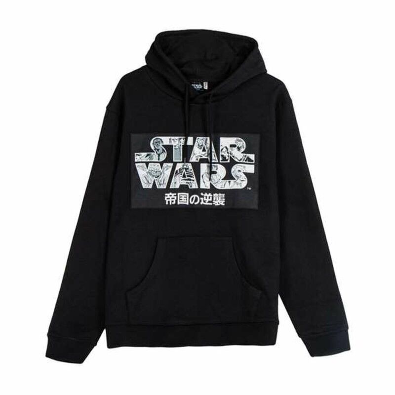 Star Wars|Polar com Capuz Unissexo Star Wars Preto Star Wars|Polar com Capuz Unissexo Star Wars Preto