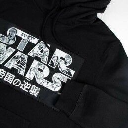 Star Wars|Polar com Capuz Unissexo Star Wars Preto