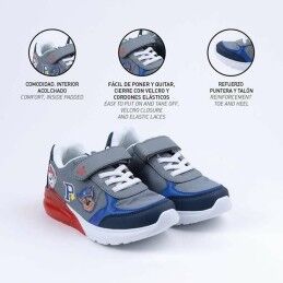The Paw Patrol|Sapatilhas de Desporto Infantis The Paw Patrol Cinzento claro