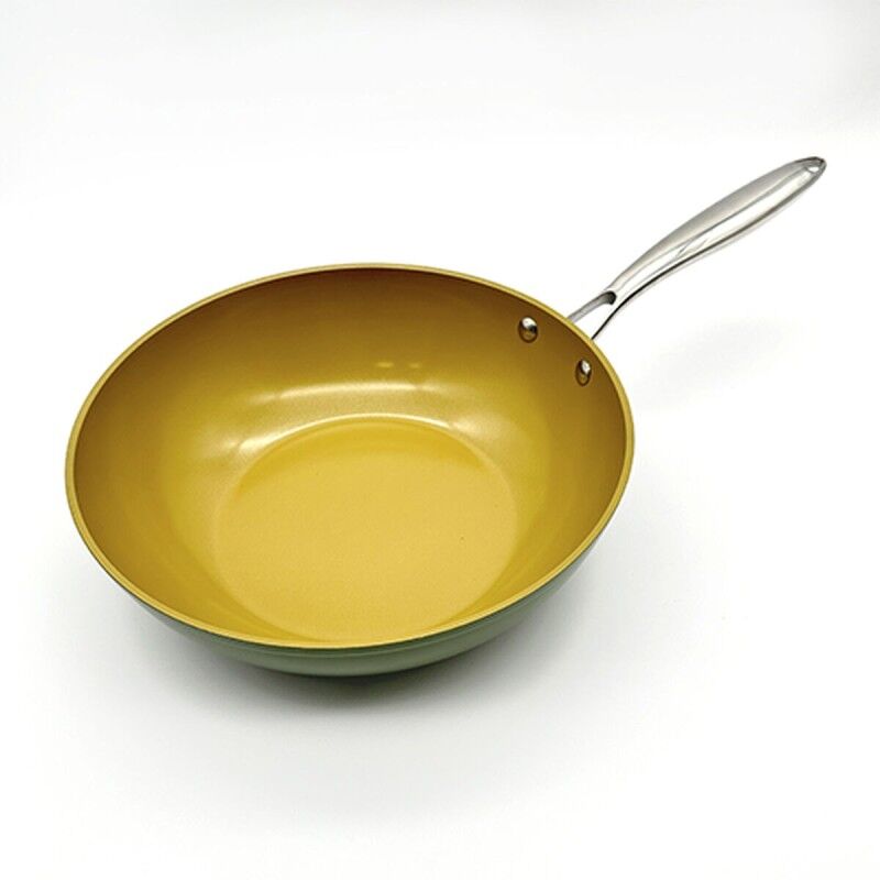 Amercook|Frigideira Wok Amercook AMVegan By Fran López Ø 28 cm Amercook|Frigideira Wok Amercook AMVegan By Fran López Ø 28 cm