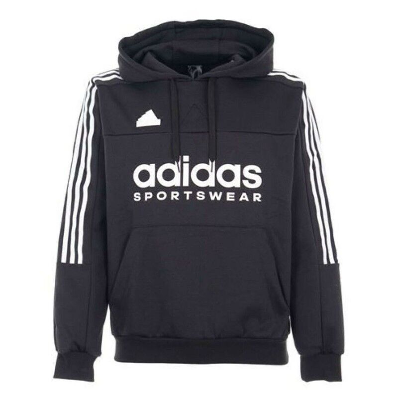 Adidas|Polar com Capuz Homem Adidas TIRO FLEECE HOODY IW5936 Preto Adidas|Polar com Capuz Homem Adidas TIRO FLEECE HOODY IW5936 Preto