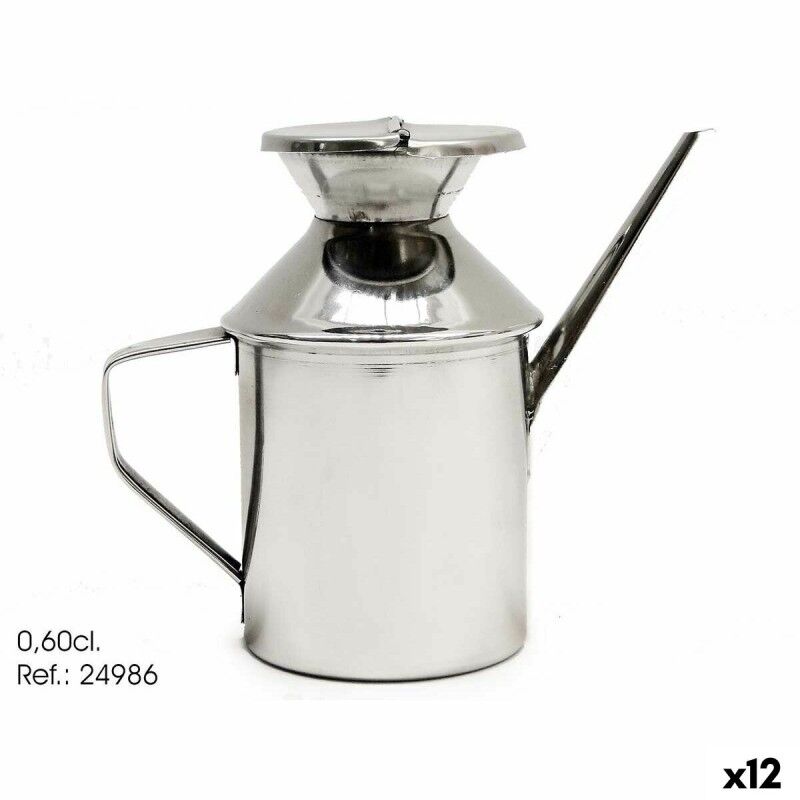 Kinvara|Galheteiro Kinvara 2056/BIG Prateado Aço inoxidável 500 ml 17 x 14,5 x 8 cm (12 Unidades) Kinvara|Galheteiro Kinvara 2056/BIG Prateado Aço inoxidável 500 ml 17 x 14,5 x 8 cm (12 Unidades)