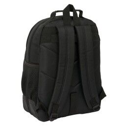 Kappa|Mochila Escolar Kappa Dark Preto 32 x 42 x 15 cm