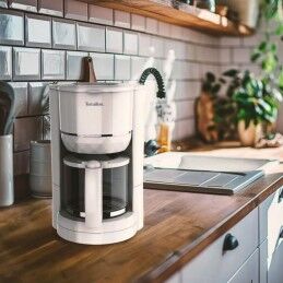 Terraillon|Cafeteira de Êmbolo Terraillon 15353 DIAMANT Branco 1,25 L