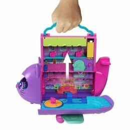 Polly Pocket|Playset Polly Pocket Transforming Kitten Airplane-Box