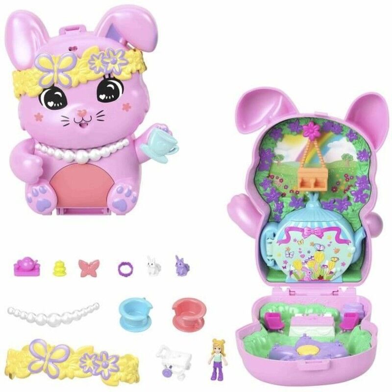 Polly Pocket|Playset Polly Pocket Tea Time Rabbit Box Polly Pocket|Playset Polly Pocket Tea Time Rabbit Box