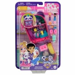 Polly Pocket|Playset Polly Pocket Panda Bubble Tea-Box with 2 mini-figures and panda HWN95