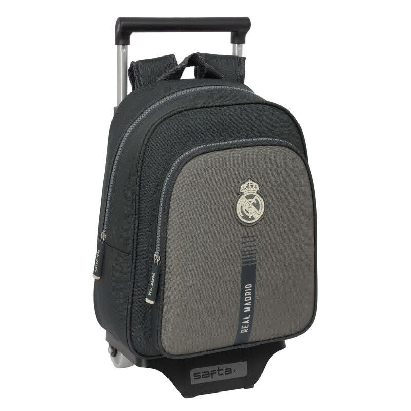Real Madrid C.F.|Mochila Escolar Real Madrid C.F. Cinzento 27 x 33 x 10 cm Real Madrid C.F.|Mochila Escolar Real Madrid C.F. Cinzento 27 x 33 x 10 cm