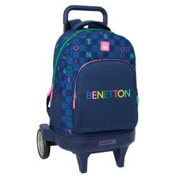 BlackFit8|Mochila Escolar com Rodas Evolution BlackFit8 M860A Cor de Rosa (32 x 42 x 15 cm)