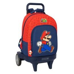 Valencia Basket|Mochila Escolar com Rodas Evolution Valencia Basket