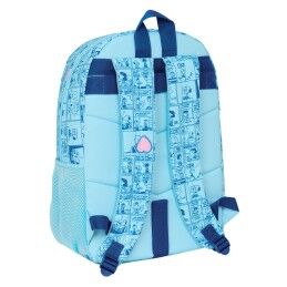 Snoopy|Mochila Escolar Snoopy Love Azul 30 x 46 x 14 cm