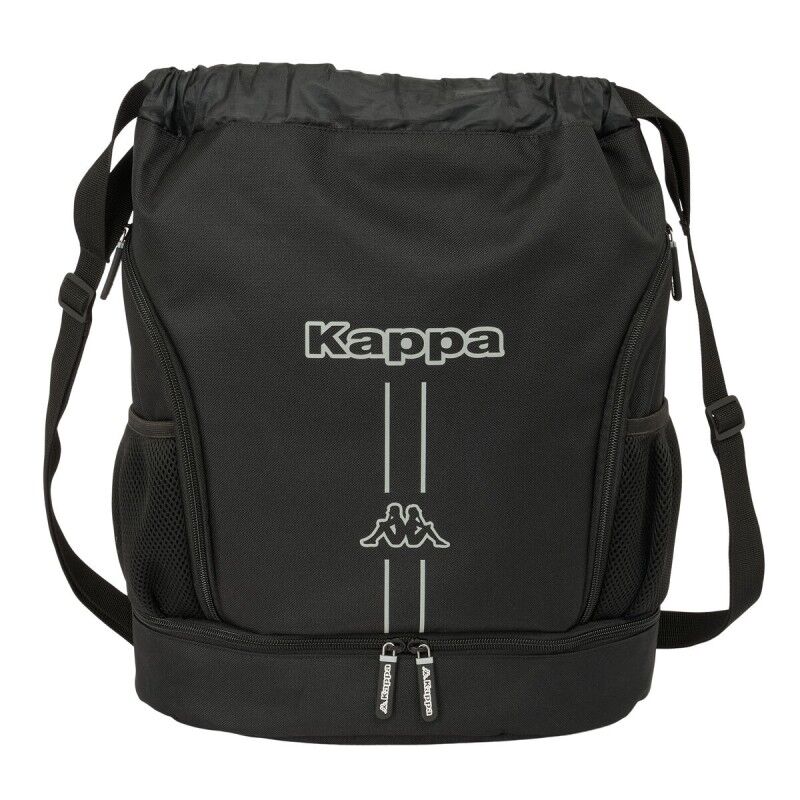 Kappa|Saco Mochila com Cordas Kappa Dark Preto 35 x 40 x 1 cm