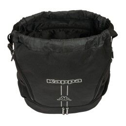 Kappa|Saco Mochila com Cordas Kappa Dark Preto 35 x 40 x 1 cm