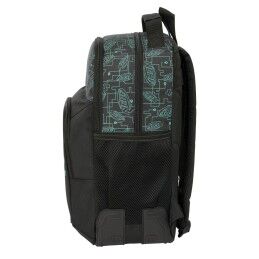 Nerf|Mochila Escolar Nerf Game Preto 32 x 42 x 15 cm