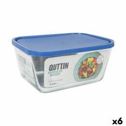 MasterChef|Lancheira Hermética MasterChef Cinzento Transparente Quadrado 1,1 L (6 Unidades)