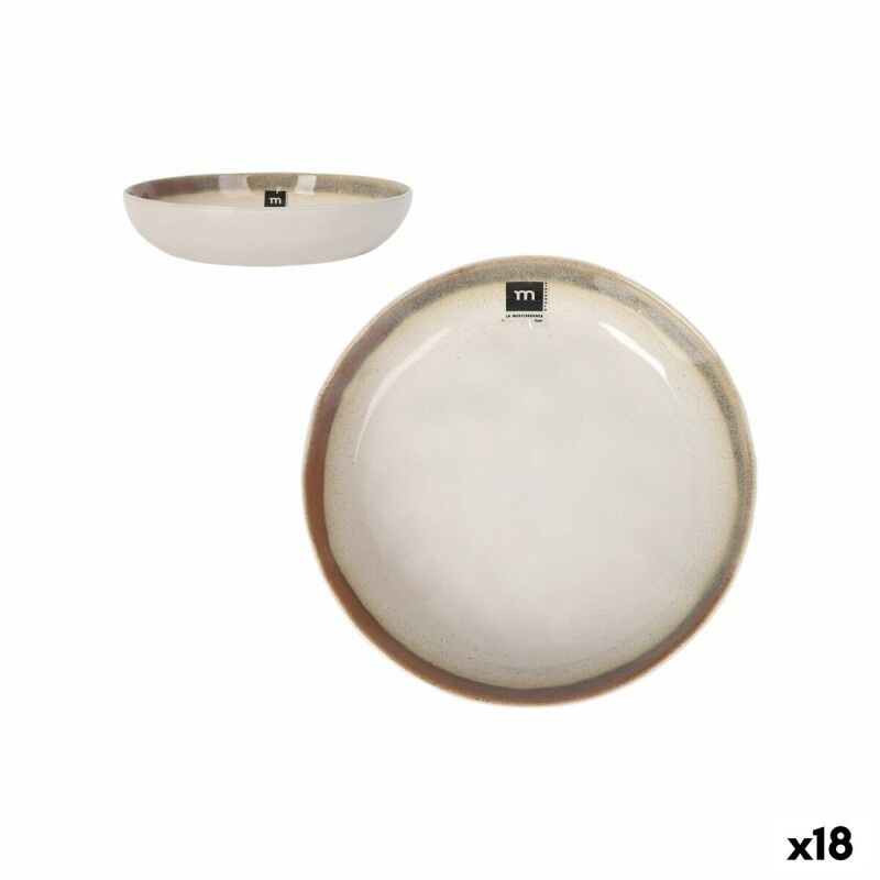 Inde|Prato Fundo Inde Fustam ø 21 x 4 cm (18 Unidades) Inde|Prato Fundo Inde Fustam ø 21 x 4 cm (18 Unidades)