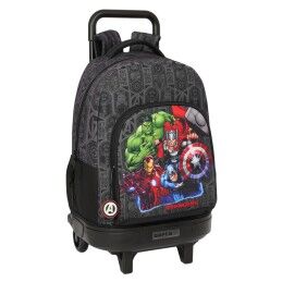 BlackFit8|Mochila Escolar com Rodas Evolution BlackFit8 M860A Turquesa (32 x 42 x 15 cm)