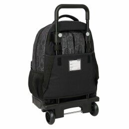 The Avengers|Mochila Escolar com Rodas The Avengers Vendetta Preto 33 x 45 x 22 cm