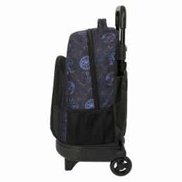 Spider-Man|Mochila Escolar com Rodas Spider-Man Attack Preto 33 x 45 x 22 cm