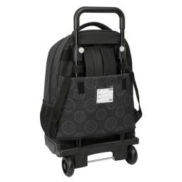 Star Wars|Mochila Escolar com Rodas Star Wars Rebellion Preto 33 x 45 x 22 cm