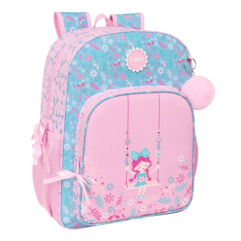 Glow Lab|Mochila Escolar Glow Lab Swing Multicolor 33 x 42 x 14 cm