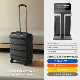 Numada|Conjunto de malas Numada Preto (3 Peças)