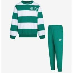Nike|Conjunto de Vestuário Nike N NSW CLUB SNL STRIPE CREW 86M256 Verde