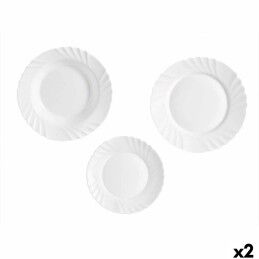 Vivalto|Tigela Vivalto LZKW-60 Branco Vidro opalino 15 x 6,5 x 15 cm (36 Unidades)