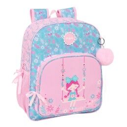 Algo de Jaime|Mochila Escolar Algo de Jaime Branco 33 x 42 x 14 cm