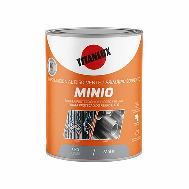 Titanlux|Tinta de Primário Titanlux Cinzento Mate 750 ml Titanlux|Tinta de Primário Titanlux Cinzento Mate 750 ml