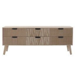 DKD Home Decor|Móvel de TV DKD Home Decor Abeto Castanho Madeira MDF 120 x 40 x 47 cm