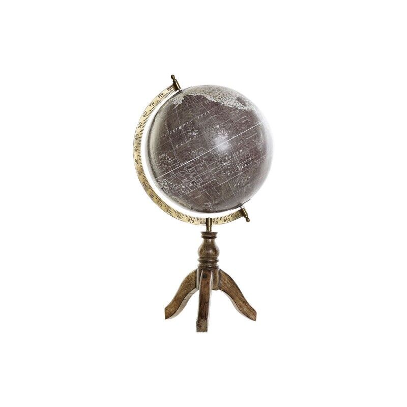 DKD Home Decor|Globo Terrestre DKD Home Decor Castanho Madeira de mangueira 28 x 25 x 50 cm DKD Home Decor|Globo Terrestre DKD Home Decor Castanho Madeira de mangueira 28 x 25 x 50 cm
