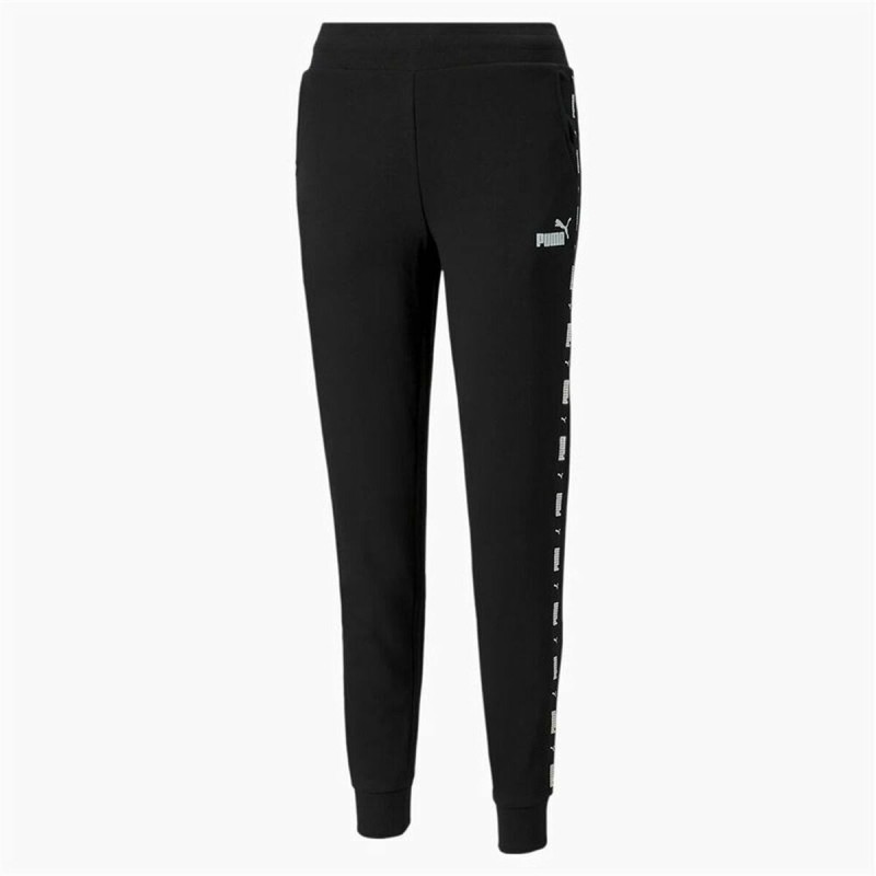 Calças Desportivas Puma Power Tape W Preto Mulher