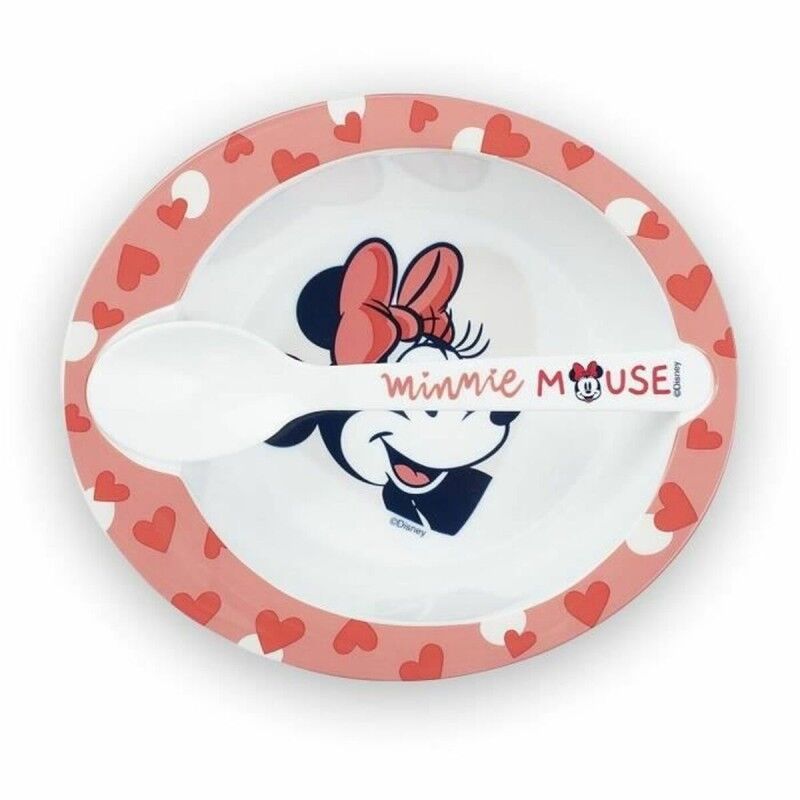 ThermoBaby|Conjunto de Louça ThermoBaby Minnie Microwave Meal Set Bowl + Spoon