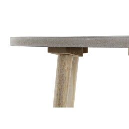 DKD Home Decor|Mesa de apoio DKD Home Decor Natural Preto 40 x 40 x 41 cm Madeira MDF