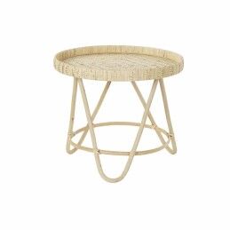 DKD Home Decor|Mesa de apoio DKD Home Decor Pele Ferro Lacado (40 x 40 x 56 cm)