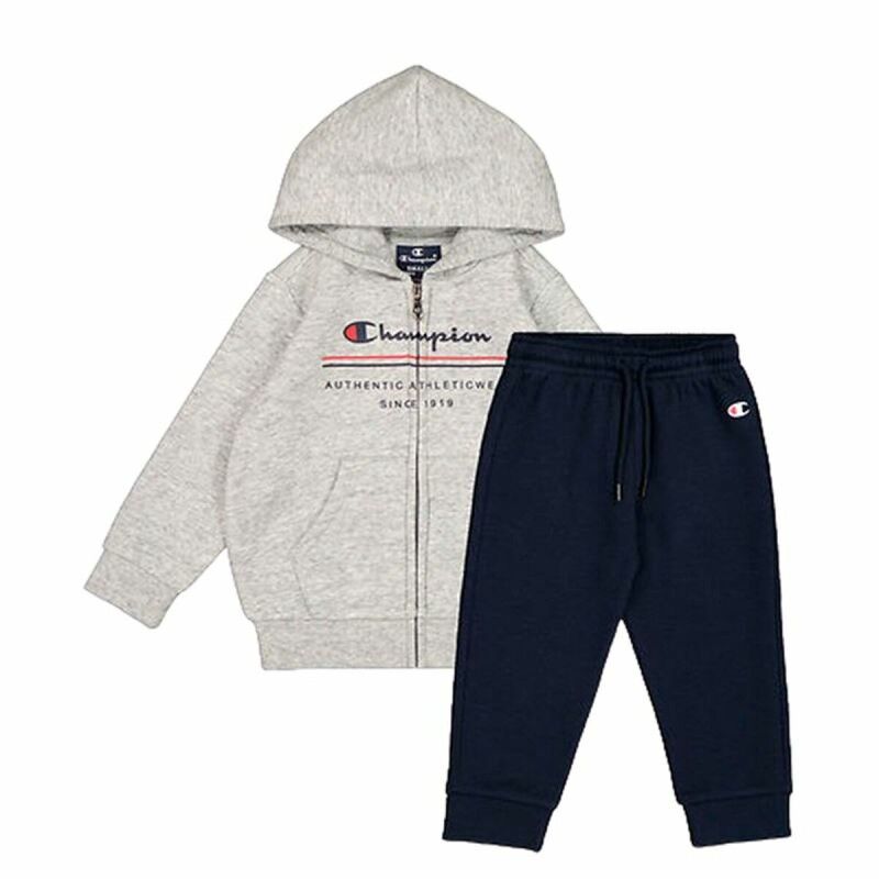 Champion|Conjunto de Desporto para Bebé Champion Cinzento 2 Peças Champion|Conjunto de Desporto para Bebé Champion Cinzento 2 Peças