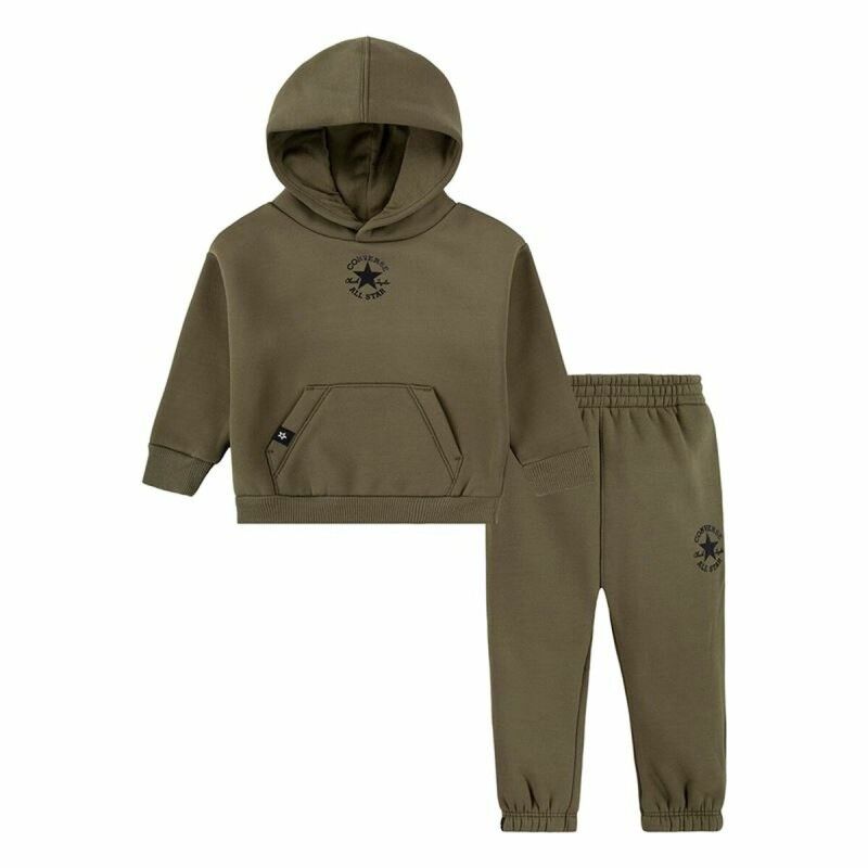 Converse|Conjunto de Desporto para Bebé Converse Sustainable Core Po Azeitona 2 Peças Converse|Conjunto de Desporto para Bebé Converse Sustainable Core Po Azeitona 2 Peças
