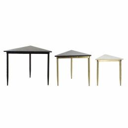 Home ESPRIT|Mesa de apoio Home ESPRIT Preto Metal 60 x 30 x 60 cm