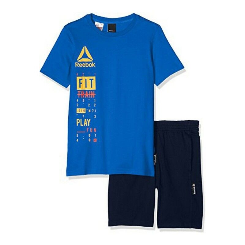Reebok|Conjunto Desportivo para Crianças Reebok BK4380 Azul